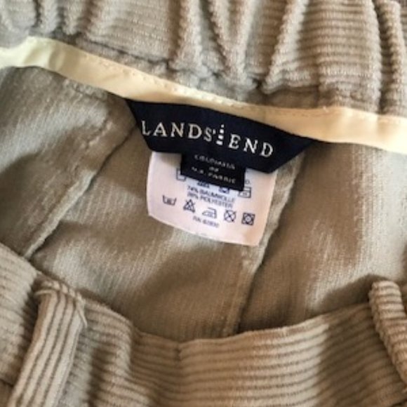 Lands' End Beige Corduroy Pants - Picture 6 of 6
